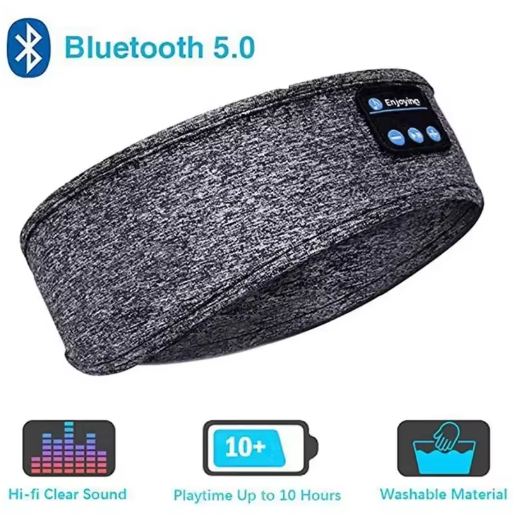 Bluetooth 5.0 Earphones Sports Sleeping Headband